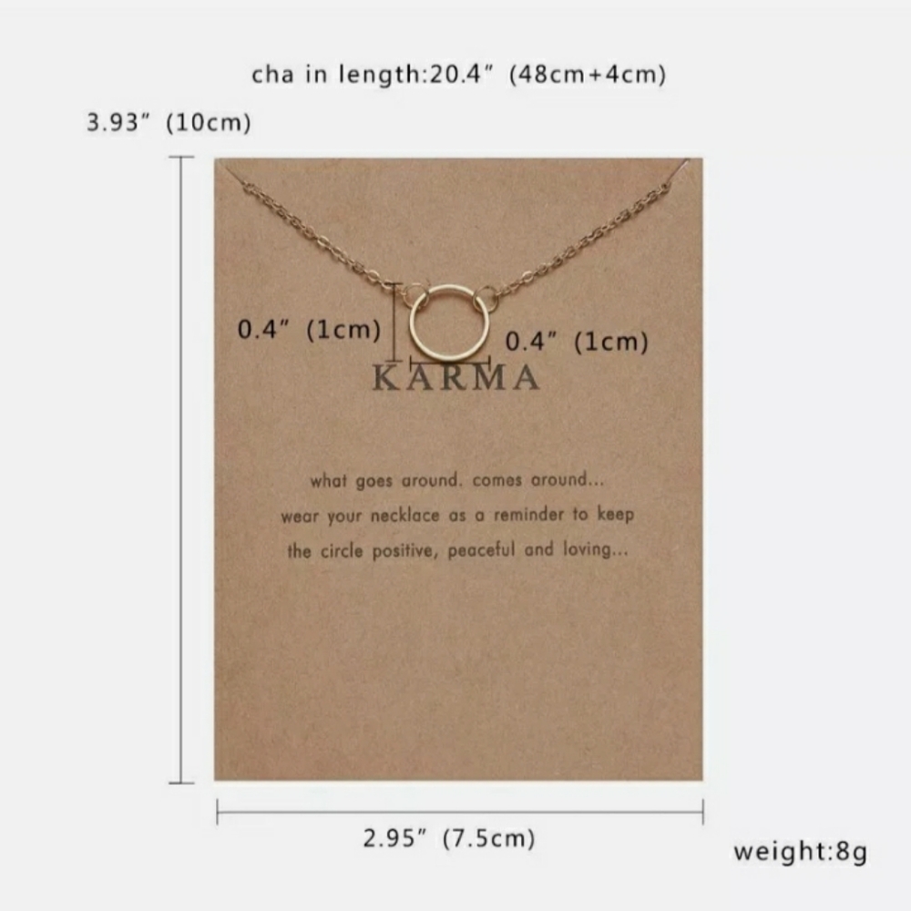 Good Karma Circle Necklace